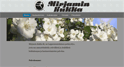 Desktop Screenshot of mirjaminkukka.com